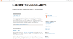 Desktop Screenshot of marriottcommunications.blogspot.com