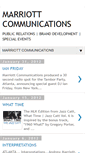 Mobile Screenshot of marriottcommunications.blogspot.com