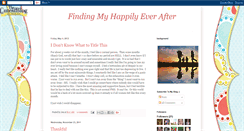 Desktop Screenshot of findingmyhappilyeverafter-jen.blogspot.com