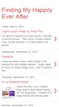 Mobile Screenshot of findingmyhappilyeverafter-jen.blogspot.com