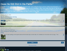 Tablet Screenshot of doeshestillshitinhispants.blogspot.com