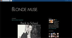 Desktop Screenshot of littleblondemuse.blogspot.com