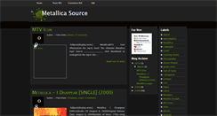 Desktop Screenshot of metallicasource.blogspot.com