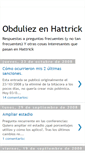 Mobile Screenshot of obduliezenhattrick.blogspot.com