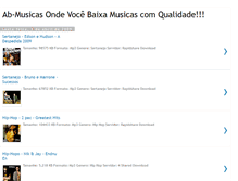 Tablet Screenshot of ab-musicas.blogspot.com