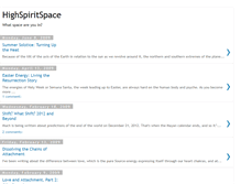 Tablet Screenshot of highspiritspace.blogspot.com