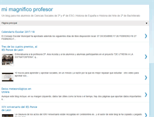 Tablet Screenshot of mimagnificoprofesor.blogspot.com