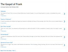 Tablet Screenshot of gospeloffrank.blogspot.com