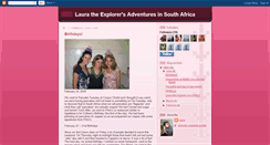 Desktop Screenshot of laurasouthafrica.blogspot.com