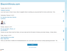 Tablet Screenshot of bisoninillinois.blogspot.com