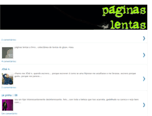 Tablet Screenshot of paginaslentas.blogspot.com