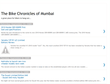 Tablet Screenshot of mumbaion2wheels.blogspot.com