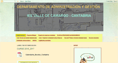 Desktop Screenshot of administracioniesvallecamargo.blogspot.com