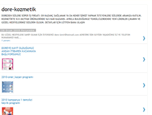 Tablet Screenshot of dore-kozmetik.blogspot.com