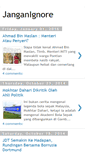 Mobile Screenshot of janganignore.blogspot.com