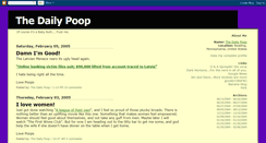 Desktop Screenshot of dailypooper.blogspot.com