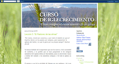 Desktop Screenshot of cursodeiglecrecimiento.blogspot.com