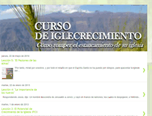 Tablet Screenshot of cursodeiglecrecimiento.blogspot.com