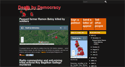 Desktop Screenshot of deathbydemocracy.blogspot.com