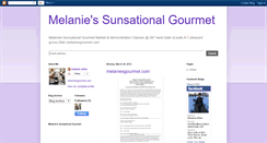 Desktop Screenshot of melaniesgourmet.blogspot.com