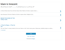 Tablet Screenshot of islamisinnocent.blogspot.com