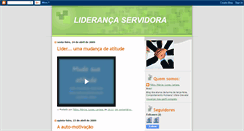 Desktop Screenshot of liderancaservidora09.blogspot.com