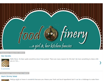 Tablet Screenshot of foodfinery.blogspot.com