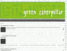 Tablet Screenshot of greencaterpillarsupperclub.blogspot.com