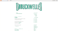 Desktop Screenshot of druckwelledesign.blogspot.com