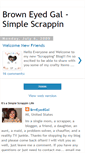 Mobile Screenshot of browneyedgal-simplescrappin.blogspot.com
