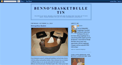 Desktop Screenshot of bennosbasketbulletin.blogspot.com