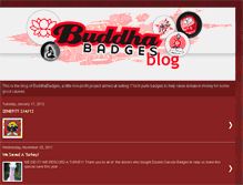 Tablet Screenshot of buddhabadges.blogspot.com