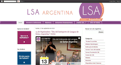 Desktop Screenshot of lsa-argentina.blogspot.com