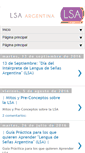 Mobile Screenshot of lsa-argentina.blogspot.com