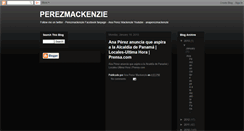 Desktop Screenshot of perezmackenzie.blogspot.com