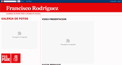 Desktop Screenshot of candidato-paco-rodriguez.blogspot.com