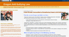Desktop Screenshot of oregonagainstbullys.blogspot.com