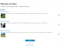 Tablet Screenshot of picturesofcows.blogspot.com