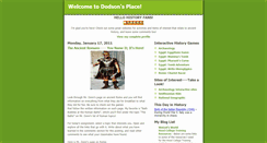 Desktop Screenshot of dodsonsplace.blogspot.com