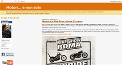 Desktop Screenshot of nonsolomotori.blogspot.com