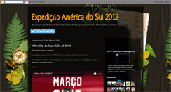 Desktop Screenshot of americadosul2012.blogspot.com