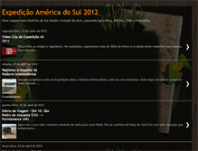 Tablet Screenshot of americadosul2012.blogspot.com