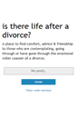 Mobile Screenshot of lifeafteradivorce.blogspot.com