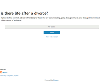 Tablet Screenshot of lifeafteradivorce.blogspot.com