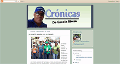 Desktop Screenshot of cronicasdelincolnrivera.blogspot.com