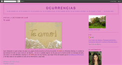 Desktop Screenshot of gabyocurrencias.blogspot.com