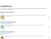 Tablet Screenshot of gabyocurrencias.blogspot.com