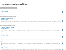 Tablet Screenshot of mercadologosinteractivos.blogspot.com