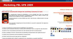 Desktop Screenshot of marketingpbl2009.blogspot.com