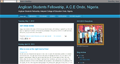Desktop Screenshot of anglican-student.blogspot.com